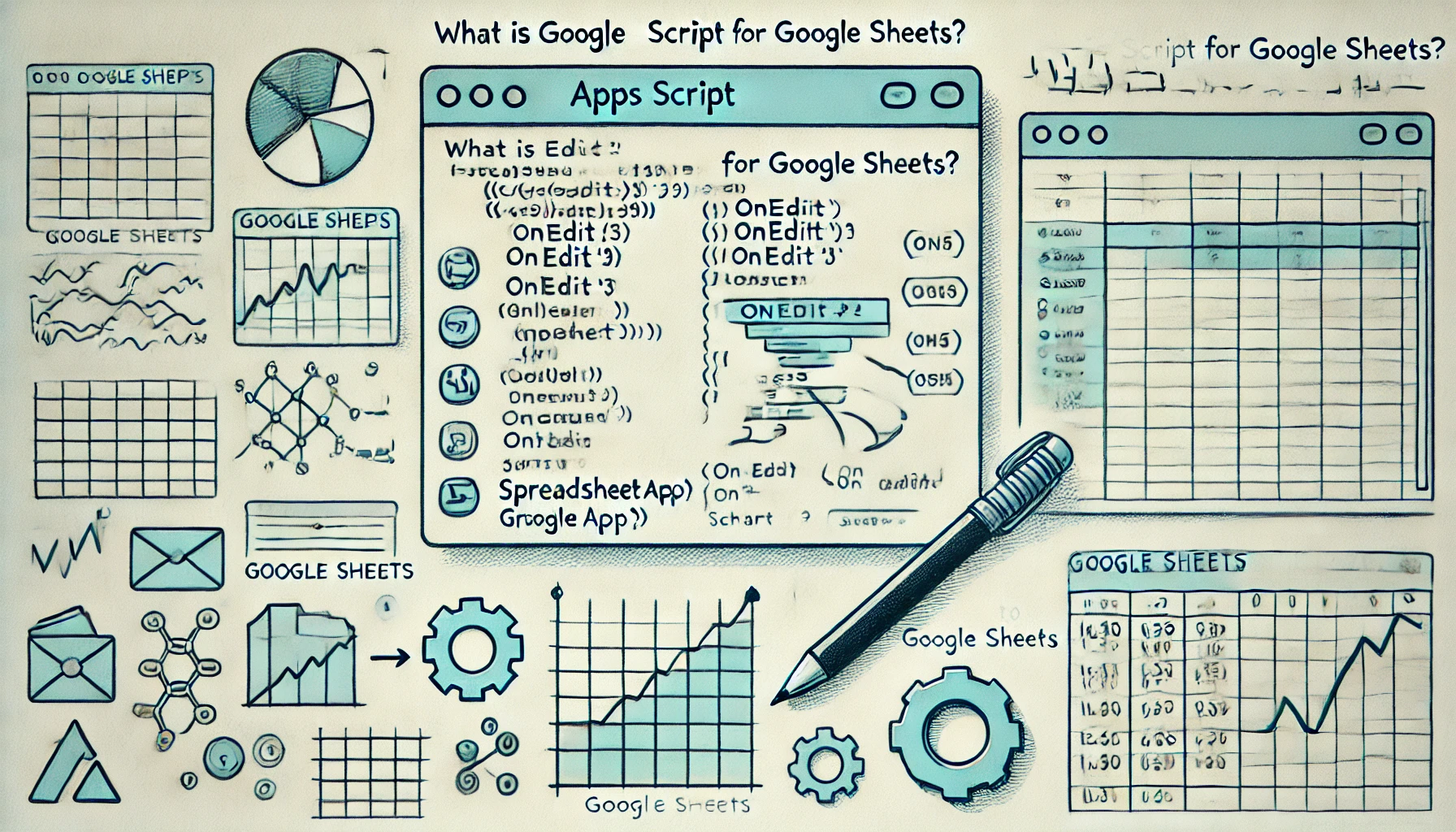 Representación gráfica sobre que es google apps script y como mejoran tus hojas de calculo en Google Sheets