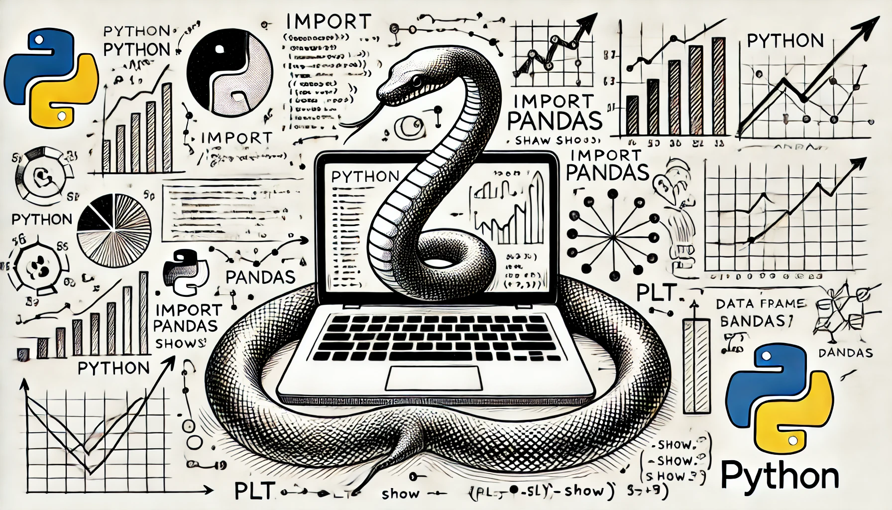 Representación gráfica de qué es Python para el análisis de datos