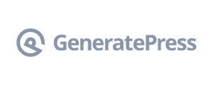 Representación gráfica del logo de GeneratePress
