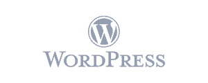 Representación gráfica del logo de WordPress